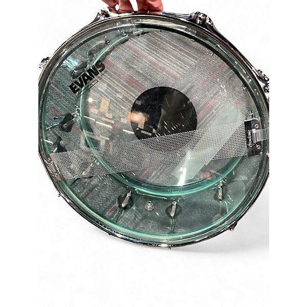 Used DW 6.5X14 Design Series Acrylic Snare Sea Glass Drum