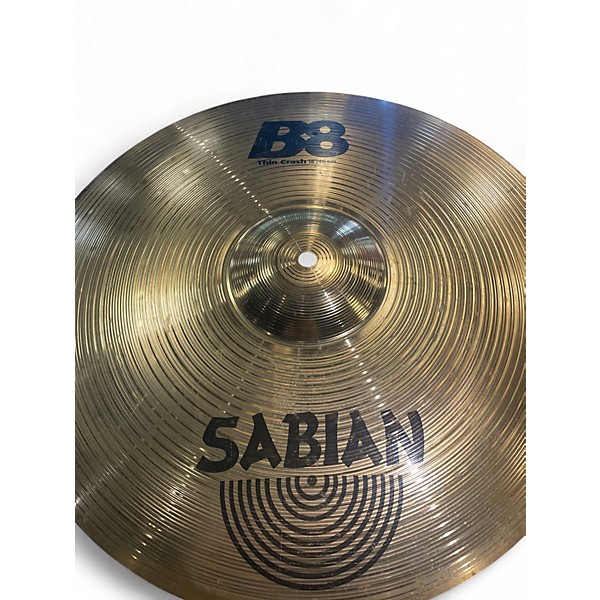 Used SABIAN 18in B8 Thin Crash Cymbal