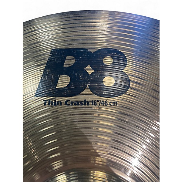 Used SABIAN 18in B8 Thin Crash Cymbal