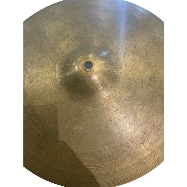 Used Zildjian 14in a hi hat Cymbal