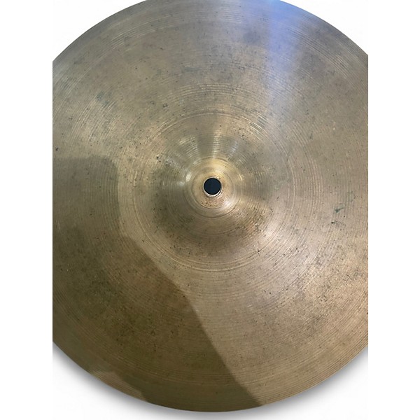 Used Zildjian 14in a hi hat Cymbal