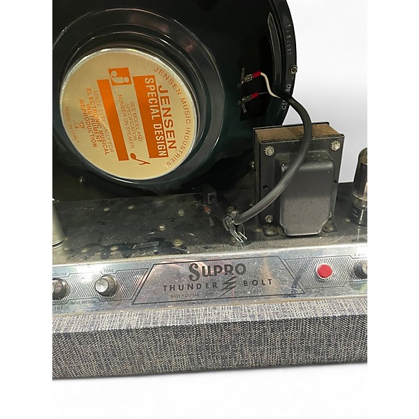 Vintage 1963 Supro Thunder Bolt Tube Guitar Combo Amp