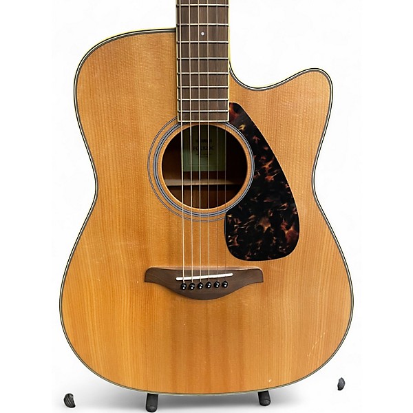 Used Yamaha fgx820c Natural Acoustic Electric Guitar
