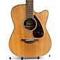 Used Yamaha fgx820c Natural Acoustic Electric Guitar