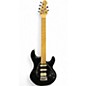 Used Sterling by Music Man SUB Series Silhouette Black Solid Body Electric Guitar thumbnail