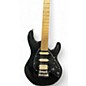 Used Sterling by Music Man SUB Series Silhouette Black Solid Body Electric Guitar