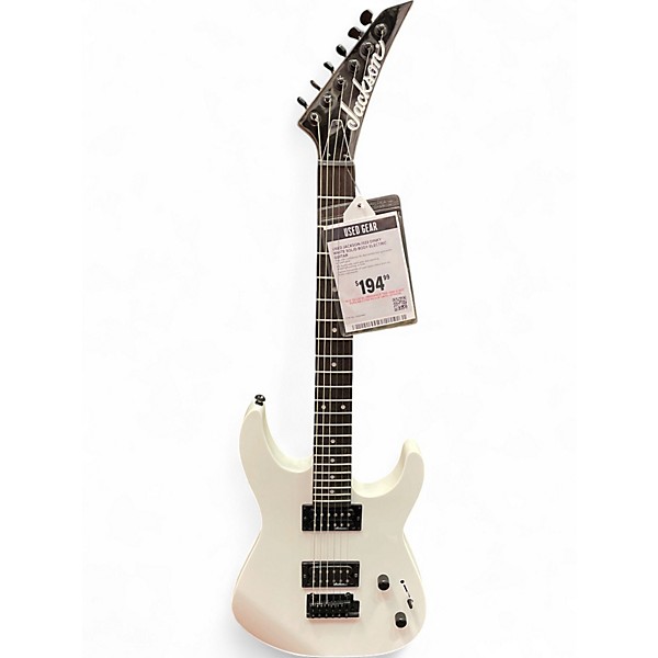 Used Jackson JS22 Dinky White Solid Body Electric Guitar