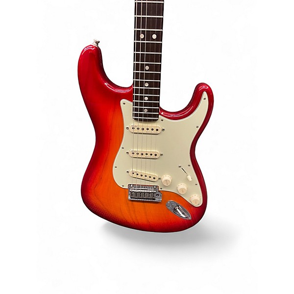 Used 2019 Fender American Ultra Stratocaster 2 Tone Sunburst Solid Body Electric Guitar