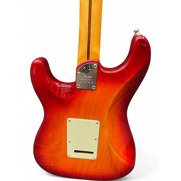Used 2019 Fender American Ultra Stratocaster 2 Tone Sunburst Solid Body Electric Guitar