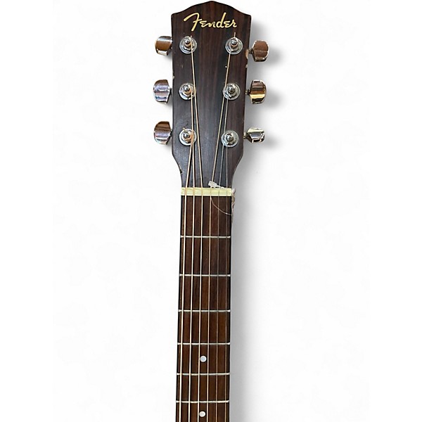 Used Fender CC60SCE LEFT HANDED Natural Acoustic Electric Guitar