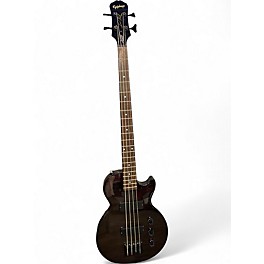 Used Epiphone Les Paul Special Bass Trans Black Electric Bass Guitar