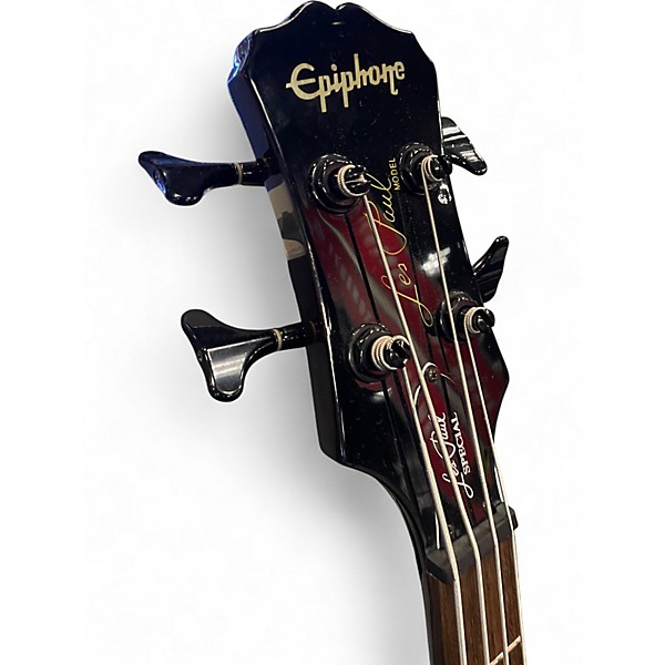 Used Epiphone Les Paul Special Bass Trans Black Electric Bass Guitar