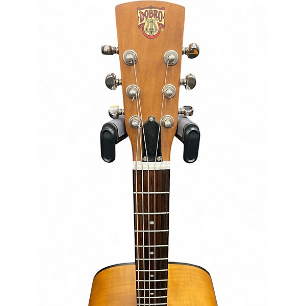 Used Dobro Hound Dog Deluxe Round Neck VINTAGE BROWN Resonator Guitar