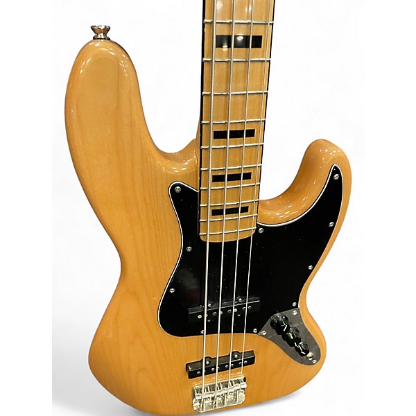 Used Squier Classic Vibe 70s Jazz Bass Natural Electric Bass Guitar