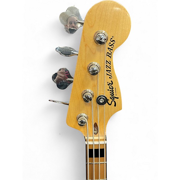 Used Squier Classic Vibe 70s Jazz Bass Natural Electric Bass Guitar