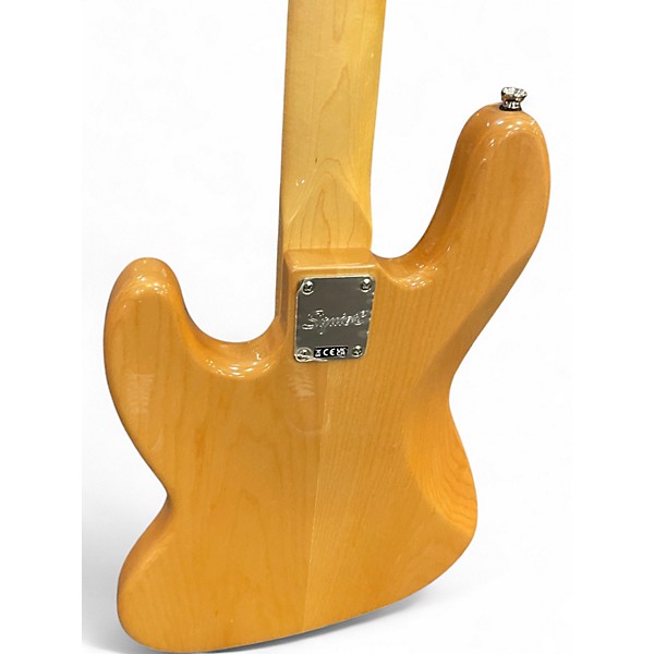 Used Squier Classic Vibe 70s Jazz Bass Natural Electric Bass Guitar
