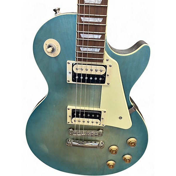 Used Epiphone Les Paul Traditional Pro IV Ocean Water Perimeter Solid Body Electric Guitar