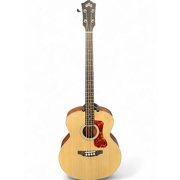 Used Guild B-240ef Natural Acoustic Bass Guitar