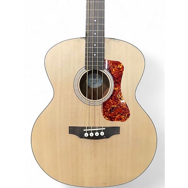 Used Guild B-240ef Natural Acoustic Bass Guitar
