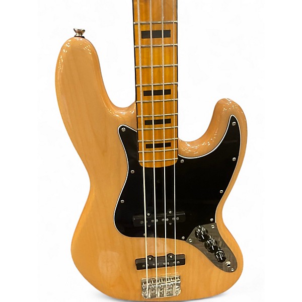 Used Squier Classic Vibe Jazz bass Natural Electric Bass Guitar