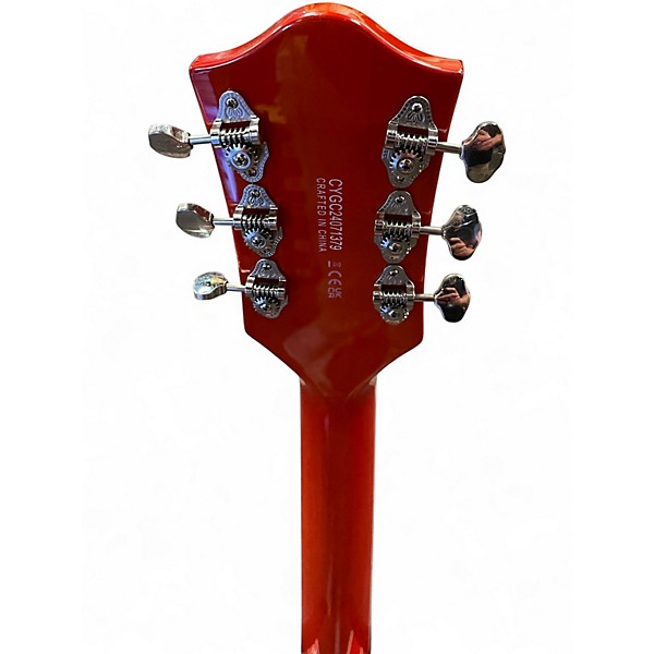 Used Gretsch Guitars G5420T Electromatic Orange Hollow Body Electric Guitar