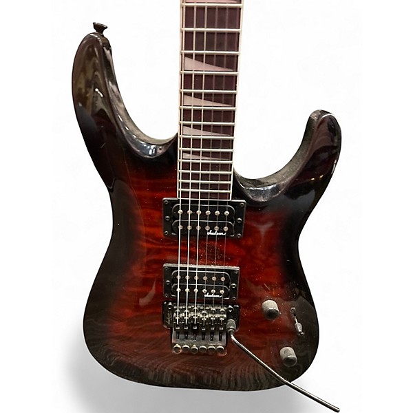 Used Jackson JS32 Dinky Trans Red Solid Body Electric Guitar