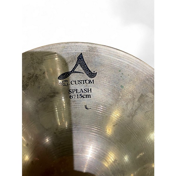 Used Zildjian 6in A CUSTOM SPLASH Cymbal