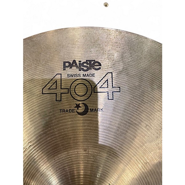 Used Paiste 14in 404 HEAVY HI HAT BOTTOM Cymbal
