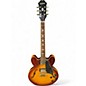 Used Epiphone ES335 Pro 2 Tone Sunburst Hollow Body Electric Guitar thumbnail