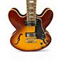 Used Epiphone ES335 Pro 2 Tone Sunburst Hollow Body Electric Guitar