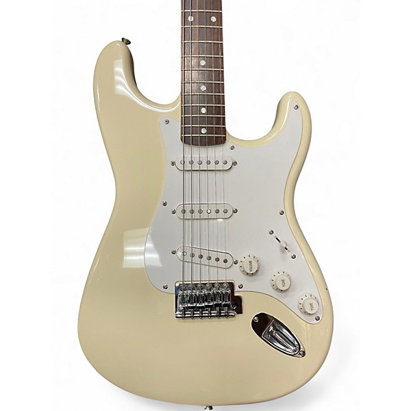 Used Squier Affinity Series Starcaster Alpine White Hollow Body Electric Guitar