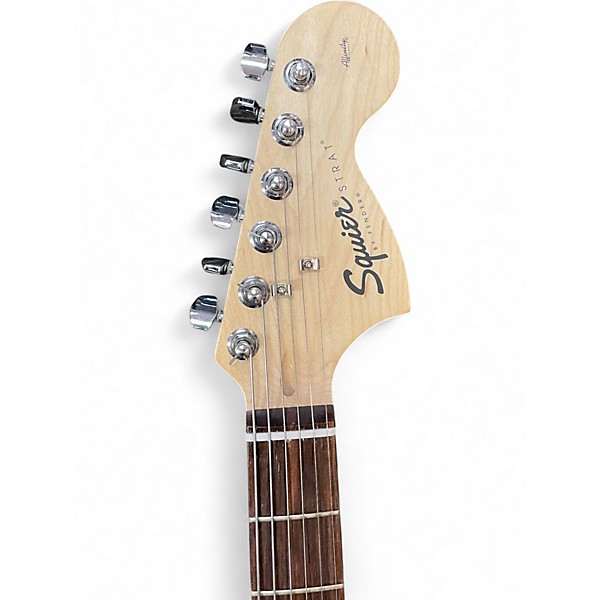 Used Squier Affinity Series Starcaster Alpine White Hollow Body Electric Guitar