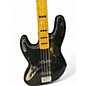 Used Squier Classic Vibe 70s Jazz Bass Black Electric Bass Guitar