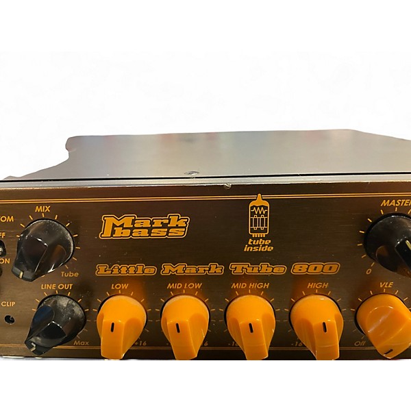 Used 2018 Markbass Little Mark Tube 800 Tube Bass Amp Head