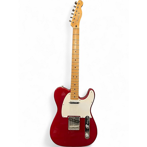 Used Fender Artist Series James Burton Telecaster Wine Red Solid Body Electric Guitar