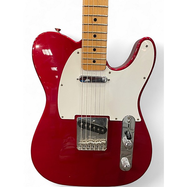Used Fender Artist Series James Burton Telecaster Wine Red Solid Body Electric Guitar