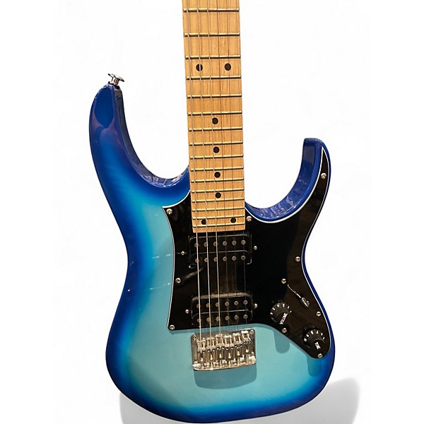 Used Ibanez GIO Mikro Blue Burst Solid Body Electric Guitar