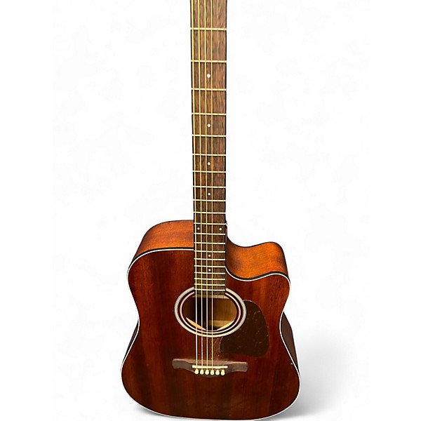 Used Ibanez AW54CEOPM Mahogany Acoustic Electric Guitar