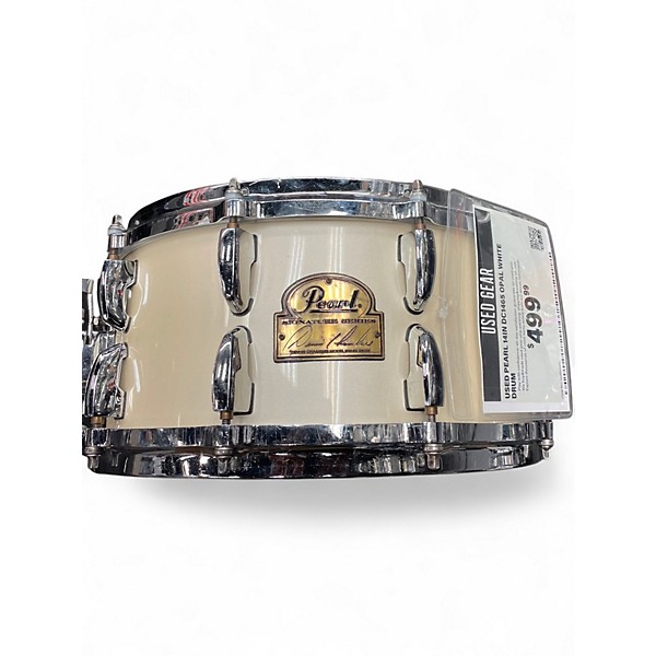 Used Pearl 14in DC1465 Opal white Drum