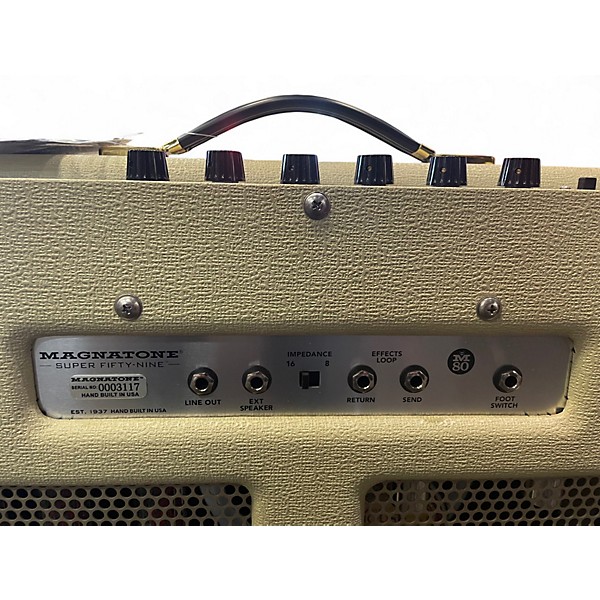 Used Magnatone SUPER FIFTY-NINE M-80 1 x 12 COMBO (GOLD) B Tube Guitar Combo Amp