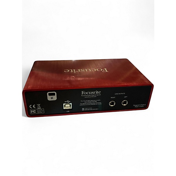 Used Focusrite SCARLETT 2I2 GEN 1 Audio Interface