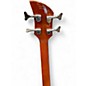 Used Waterstone HH Semi Hollowbody amber Electric Bass Guitar