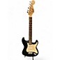 Used 2010s Squier Standard Stratocaster Black Solid Body Electric Guitar thumbnail