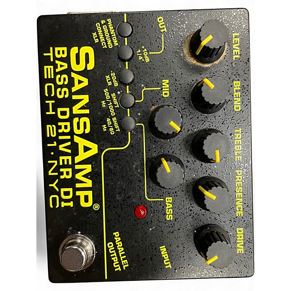Used Tech 21 Sansamp PBDR Bass Driver DI Bass Effect Pedal