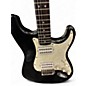 Used Squier STRATOCASTER Black Solid Body Electric Guitar