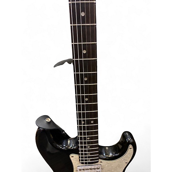 Used Squier STRATOCASTER Black Solid Body Electric Guitar