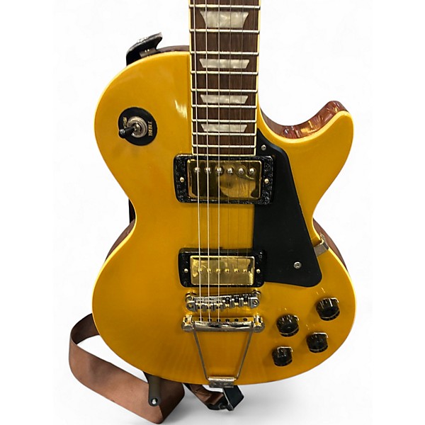 Used Epiphone Les Paul Standard Gold Top Solid Body Electric Guitar
