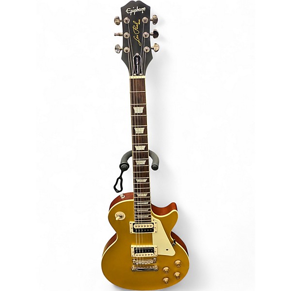 Used Epiphone Les Paul Traditional Pro IV Gold Solid Body Electric Guitar