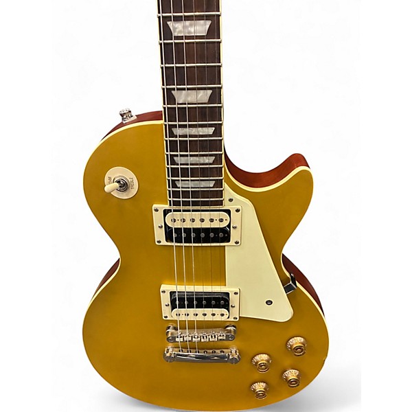 Used Epiphone Les Paul Traditional Pro IV Gold Solid Body Electric Guitar