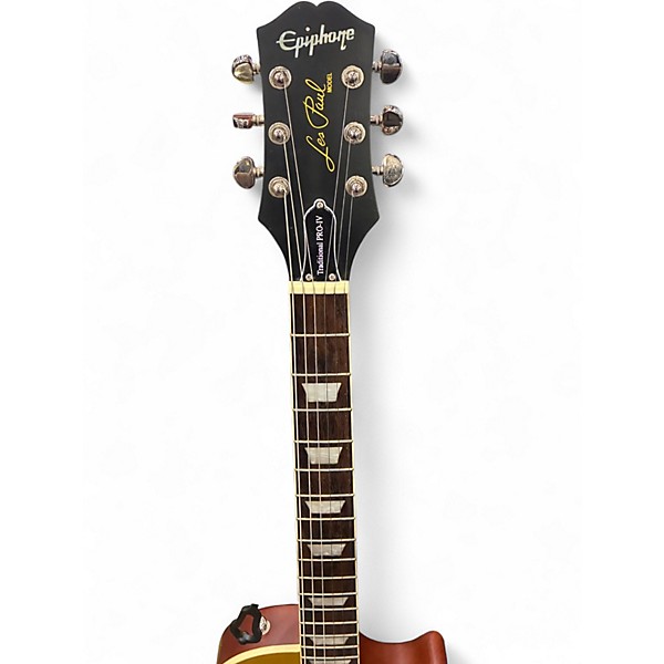 Used Epiphone Les Paul Traditional Pro IV Gold Solid Body Electric Guitar
